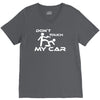 dont touch my car V-Neck Tee