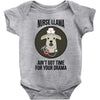 nurse lama Baby Bodysuit