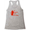 for england and st Racerback Tank