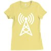 antenna broadcast Ladies Fitted T-Shirt