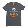 michigan girl Ladies Fitted T-Shirt