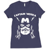 captain 'merica Ladies Fitted T-Shirt