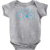 cycling bikes bike cycle riding retro sticker transfer tv funny iron o Baby Onesie