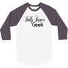 belly dance geek choose your own style dark 3/4 Sleeve Shirt