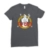 the grey Ladies Fitted T-Shirt