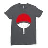 uchiha clan symbol Ladies Fitted T-Shirt