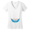 Two Peas In a Pod Twin Baby Boys Women's V-Neck T-Shirt