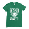 so good with my rod Ladies Fitted T-Shirt