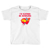 id rather be bowling Toddler T-shirt