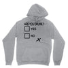 are you drunk check Unisex Hoodie