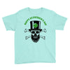 happy saint patrick day skull Youth Tee