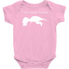 t rex hates pushups Baby Onesie