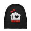 new i love house Baby Beanies