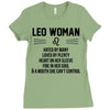 Leo Woman Ladies Fitted T-Shirt