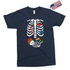 Christmas Skeleton mom and baby maternity Exclusive T-shirt
