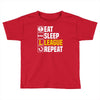 eat sleep league Toddler T-shirt