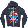 paw patrol birthday boy aunt Zipper Hoodie