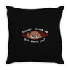March Peeking Out Baby Boy Throw Pillow