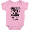 Greatest Yaya In The Universe Baby Onesie