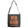 red hair dont care Adjustable Strap Totes
