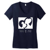 mom n daughter Women's V-Neck T-Shirt