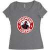 Deadpool Coffee Women's Triblend Scoop T-shirt
