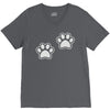 dog paws set of 2 V-Neck Tee