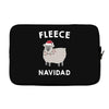 fleece navidad Laptop sleeve