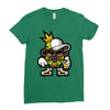 hop hop bear Ladies Fitted T-Shirt