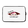 June Peeking Out Baby Girl Laptop sleeve