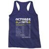 October Girl Facts Libra Racerback Tank