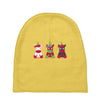 Three Cute But Angry Unicorn Baby Beanies