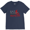 eat sleep bmx repeat V-Neck Tee