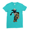 shaun boarder Ladies Fitted T-Shirt