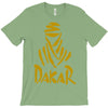 uomo dakar stampa oro moto deserto parigi africa sport T-Shirt