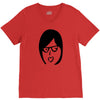 crazy girl V-Neck Tee