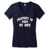 property of my wife Women's V-Neck T-Shirt