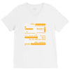 i cant hear anything youre saying V-Neck Tee
