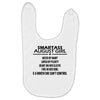 Smartass August Girl Baby Bibs
