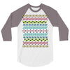 hawaiian pattern 3/4 Sleeve Shirt
