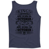 Real Kings Are Born On October 16 Tank Top