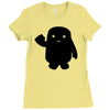 adipose dr who Ladies Fitted T-Shirt