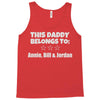 personalised daddy Tank Top