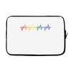 LGBT Heartbeat Laptop sleeve
