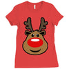 rudolph Ladies Fitted T-Shirt
