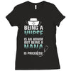 nurse nana Ladies Fitted T-Shirt