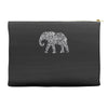 elephant filled pattern cool Accessory Pouches