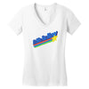 it's who you blow Women's V-Neck T-Shirt