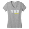 yes i know Women's V-Neck T-Shirt