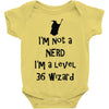 not a nerd (2) Baby Onesie
